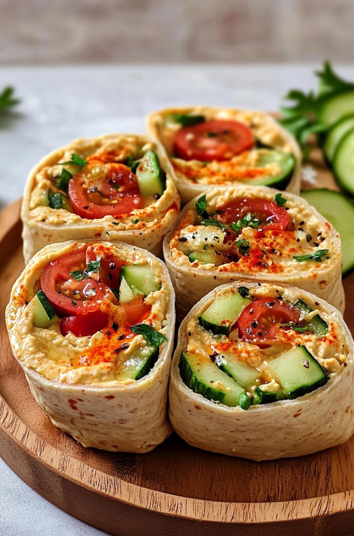 Veggie Hummus Wrap